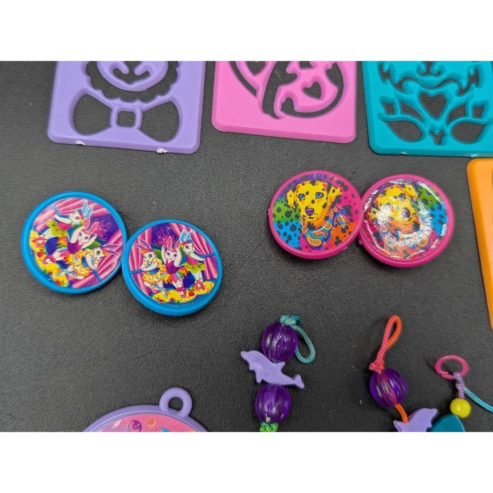 VTG Mix LOT of  Lisa Frank in Rainbow Chaser Horse Stationery Collectors Tin
